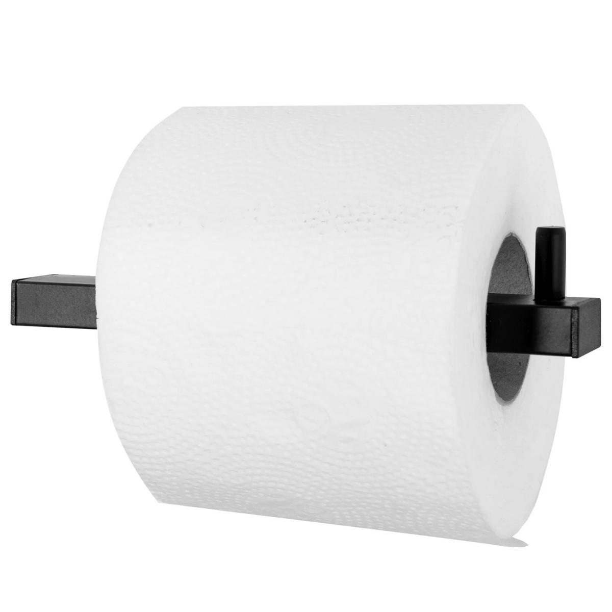 HALTER Für Toilettenpapier Rea Black Mat 392599 - Schwarz, Metall (11/11/16cm) - REA