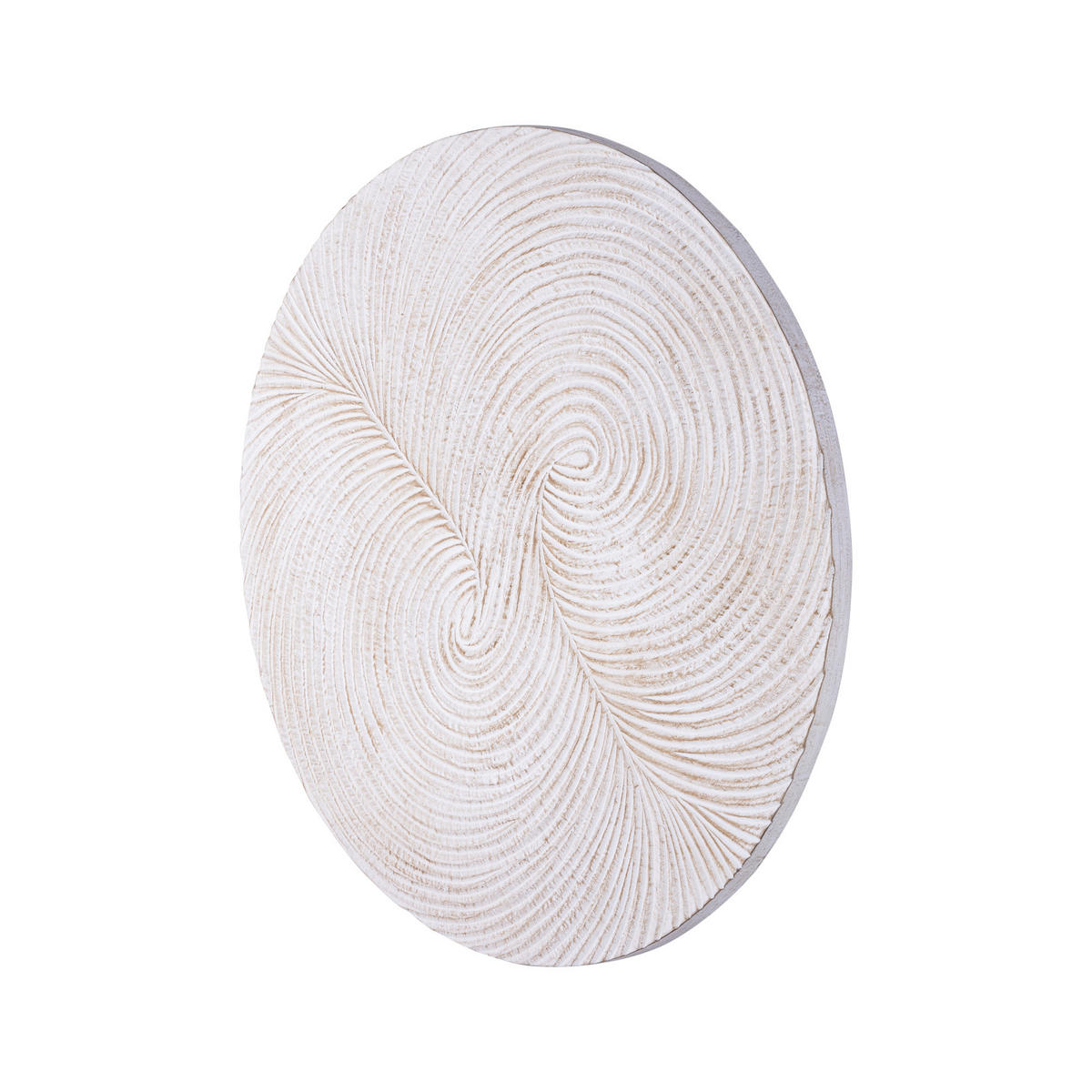 WANDPANEEL Wiktor Weiß 90/2.5/90cm - Weiß, Holz (2.5/90/90cm) - PTMD Collection