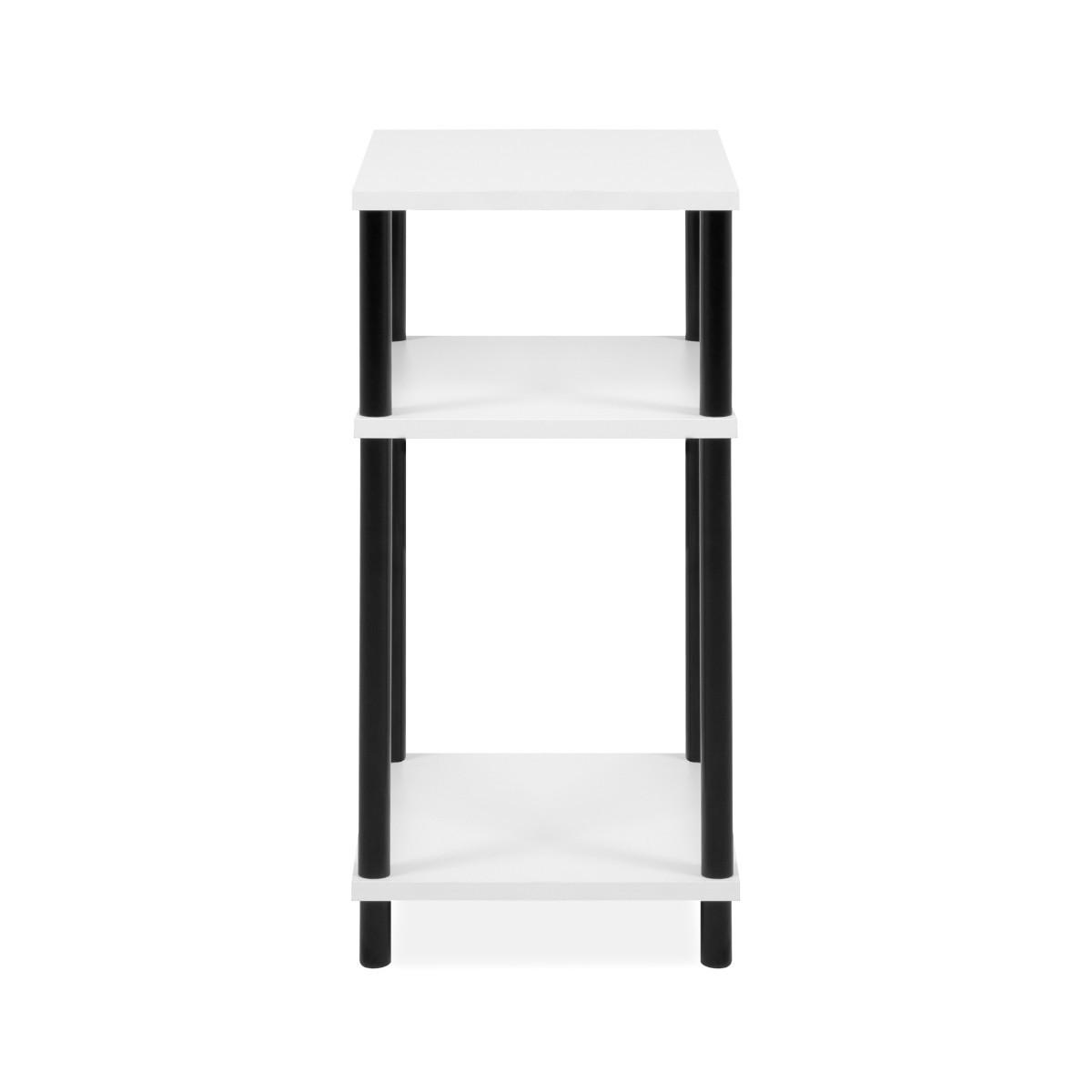 BEISTELLTISCH mit 2 offenen Nischen 30/34/60 cm - Schwarz, Holzwerkstoff (34/30/60cm) - Calicosy