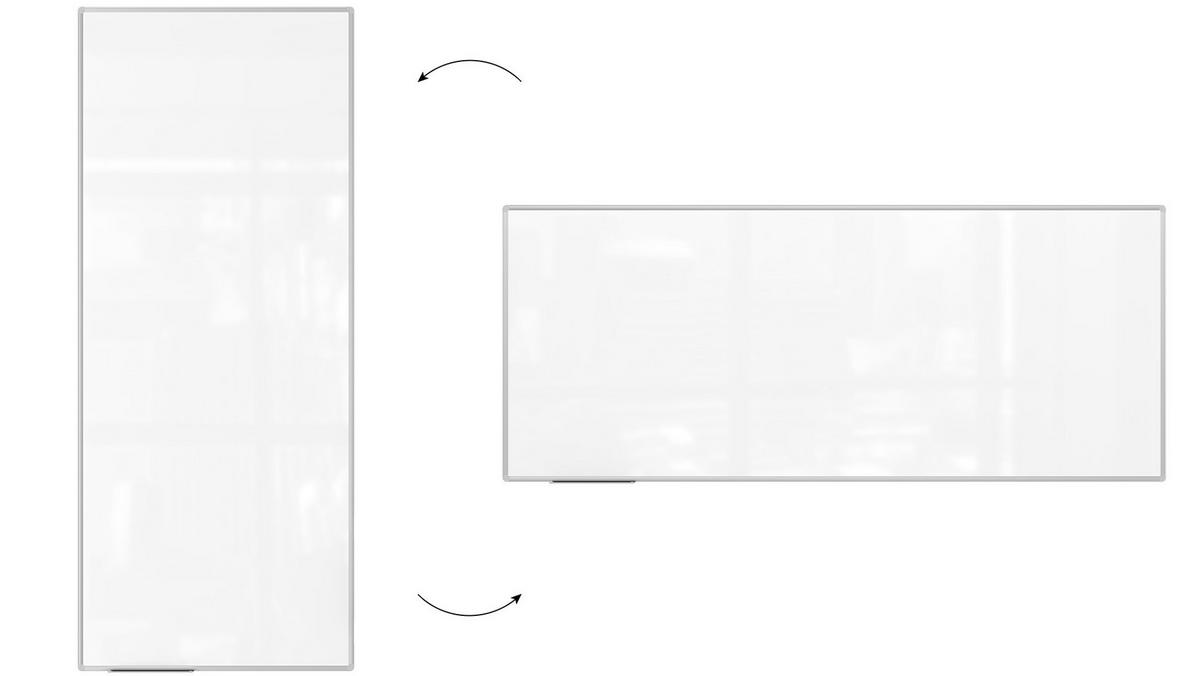 MAGNETISCHES Whiteboard - PREMIUM EXPO Alurahmen 240x100cm - Weiß, Metall (240/100/1.6cm) - ALLboards