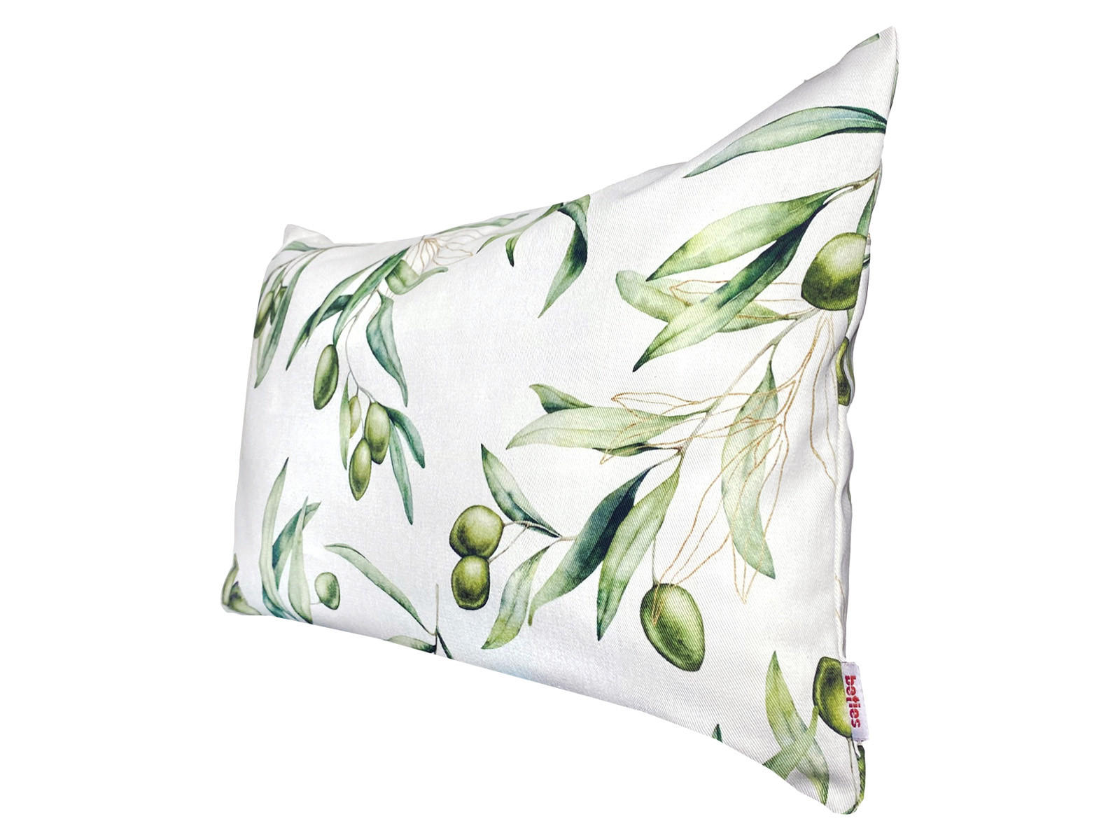 KISSENHÜLLE Italy Collection Oliven 30/50 cm - Ecru/Multicolor, Textil (30/50cm) - beties Heimtextil