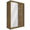 KLEIDERSCHRANK PAOKI - 120 cm - Braun - Braun, Holzwerkstoff (120/215/61cm) - ALTDECOR