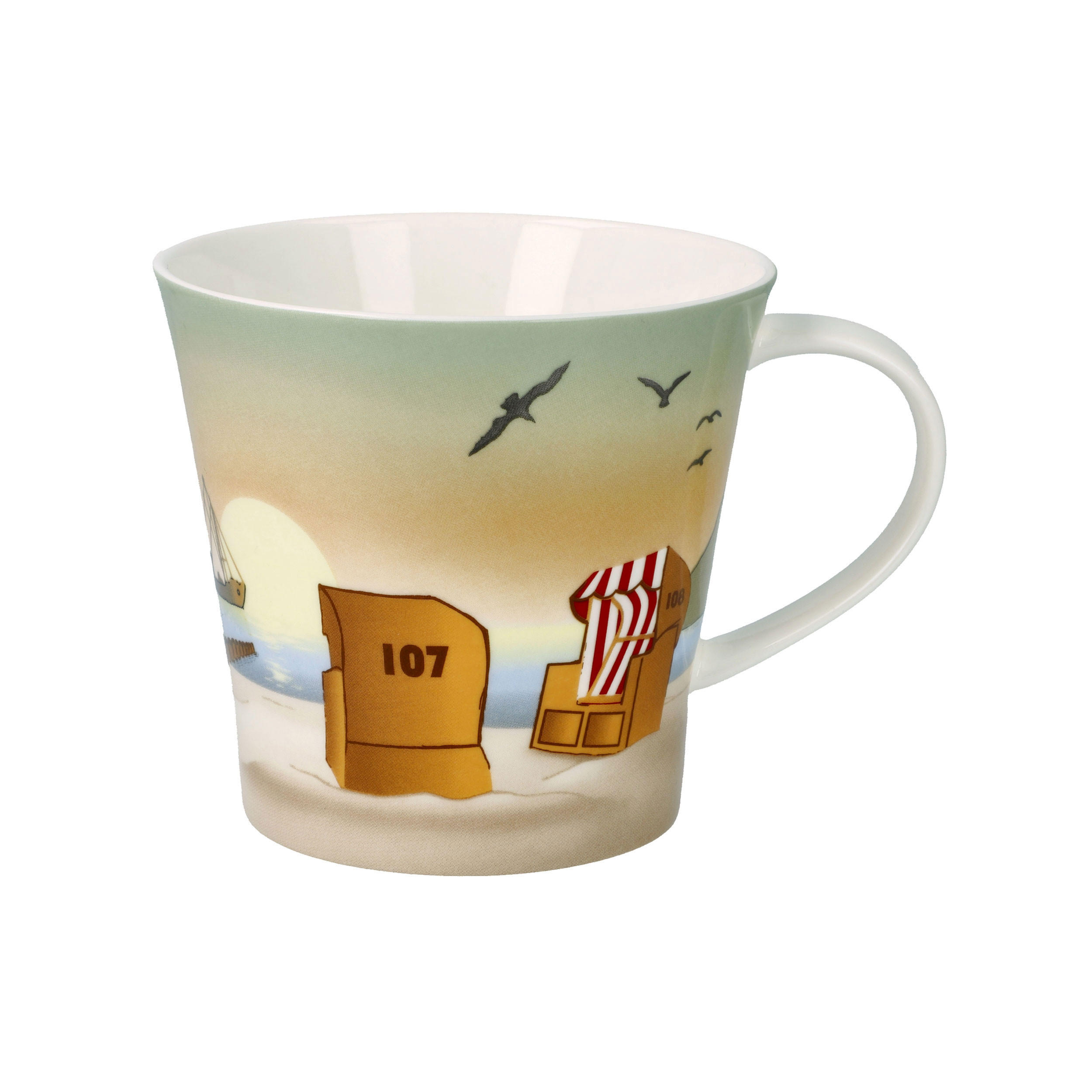 TEETASSE Sunset Mood, Scandic Home, Fine Bone China, Bunt, 350 ml - Multicolor, Keramik (0.35L) - Goebel