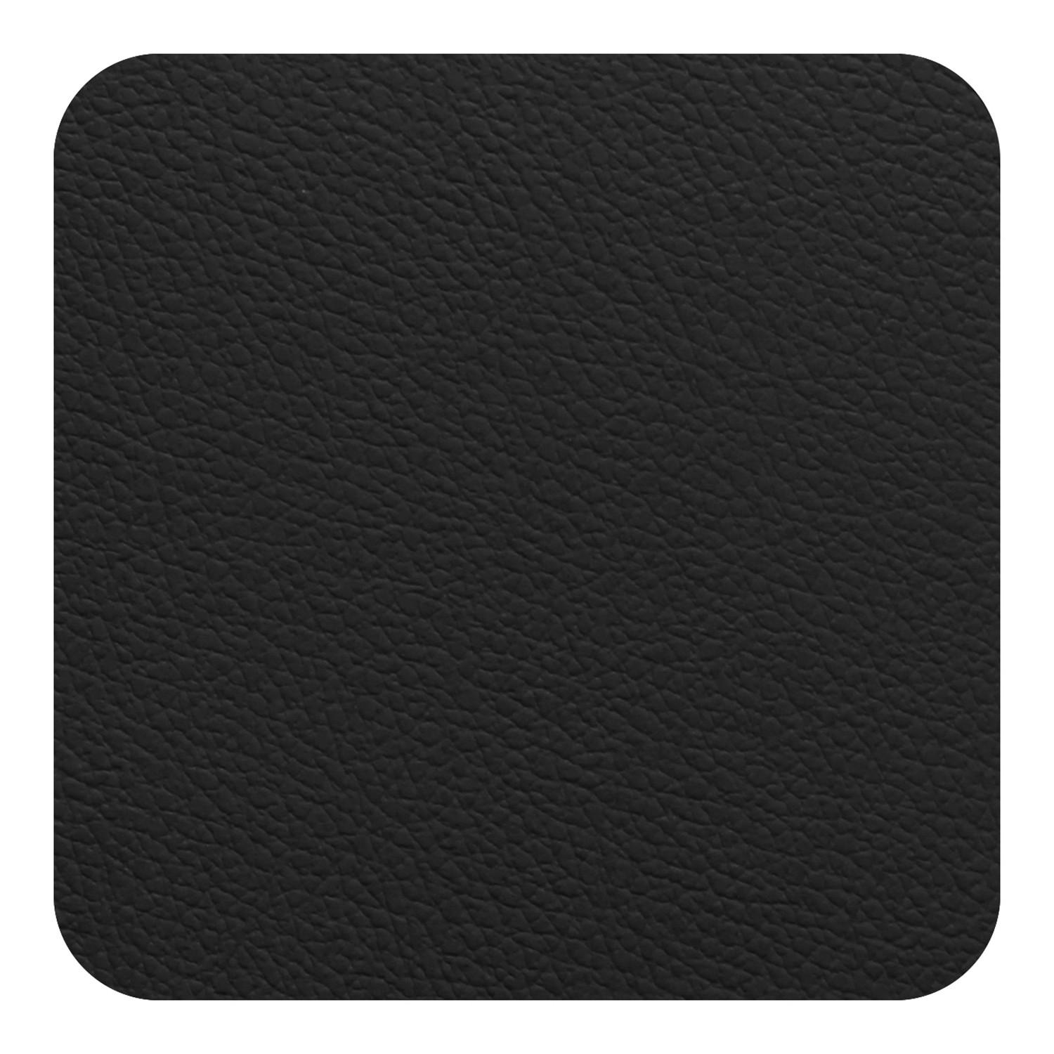 FLEXIMATS Untersetzer, 4er Set, 10x10cm, Cognac/Schwarz - Multicolor, Textil (10/10cm) - Freeform