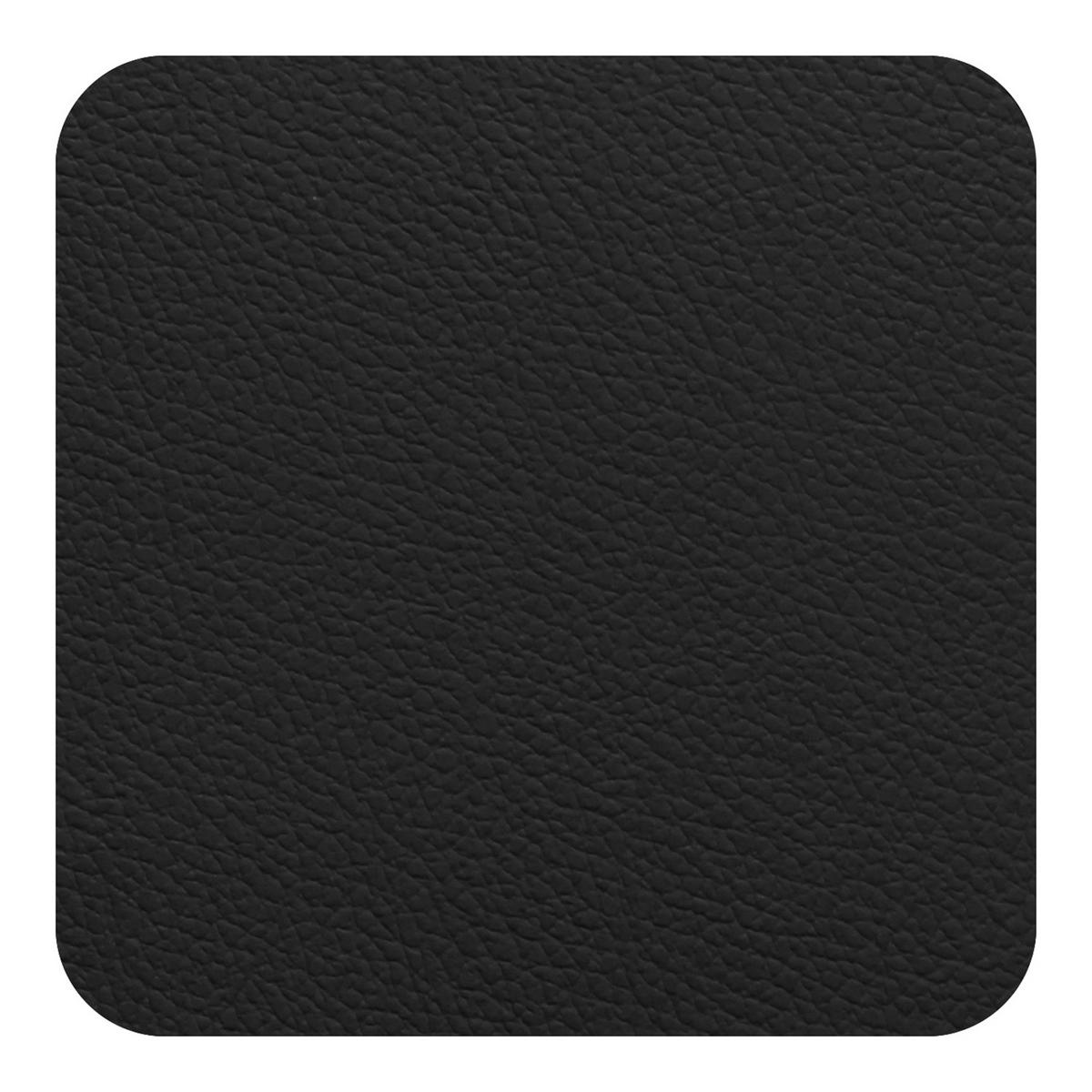 FLEXIMATS Untersetzer, 4er Set, 10x10cm, Cognac/Schwarz - Multicolor, Textil (10/10cm) - Freeform