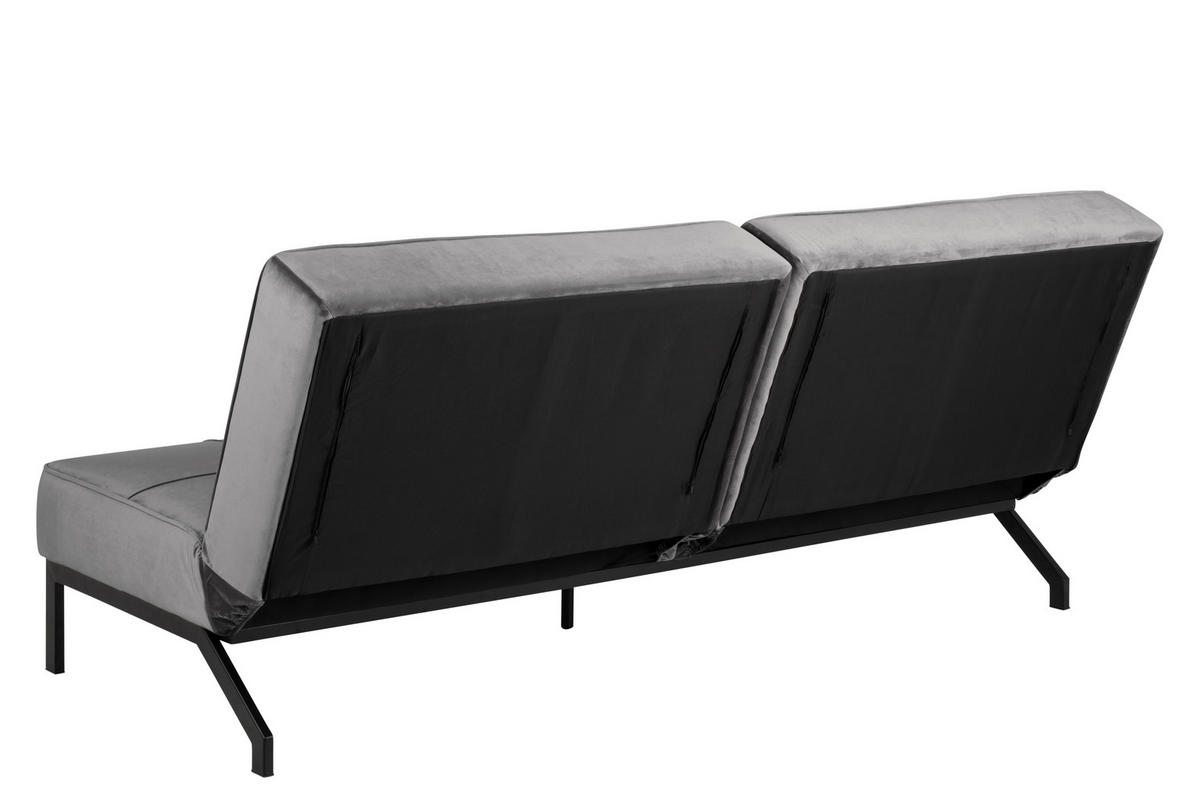 SCHLAFSOFA dunkelgrau - Grau, Holzwerkstoff (198/87/95cm) - ebuy24