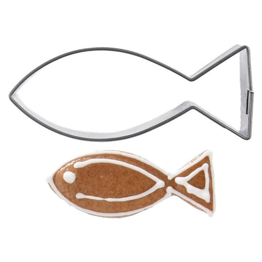 AUSSTECHFORM Fisch mini 5 cm Silber - Silberfarben, Metall (2/1.5/5cm) - Orion 