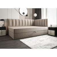BOXBETT Adelle rechts oder links Beige 90x210 cm Rechts - Beige, Textil (90/210cm) - B&B Home