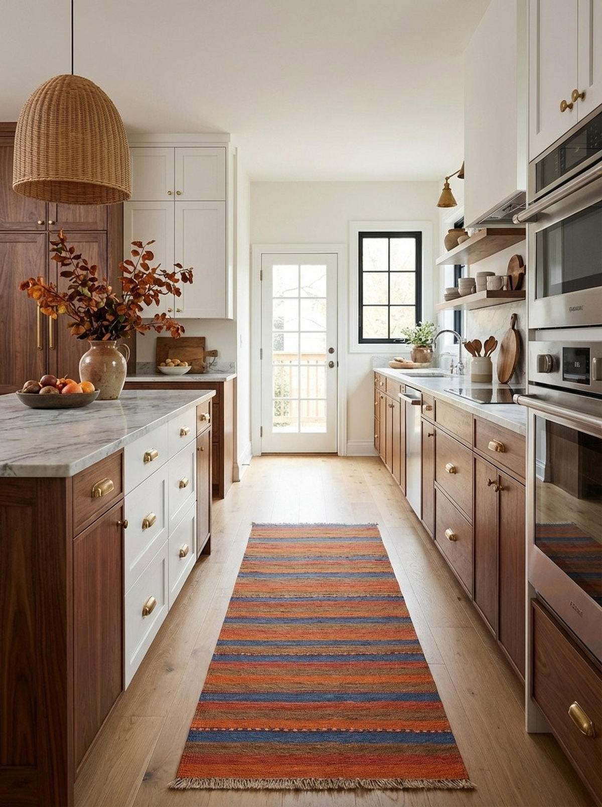 HANDWEBTEPPICH Kelim Gashgai Mehrfarbig 192/60 cm Schurwolle - Multicolor, Textil (60/192cm) - Looma