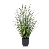 KUNSTPFLANZE Künstliches Gras – Thadeus 90 cm - Grün, Kunststoff (90cm) - aplanta