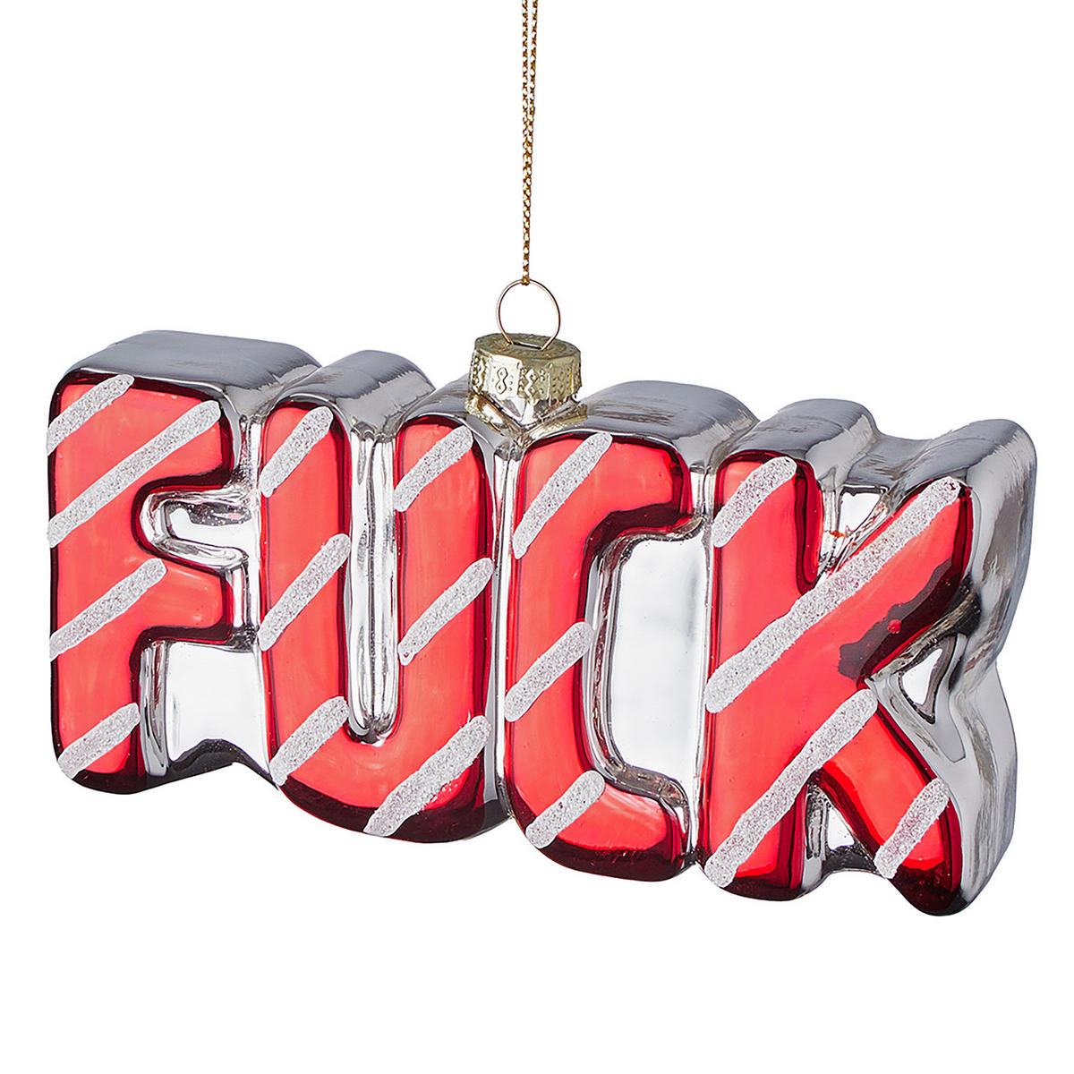 BAUMANHÄNGER Hang On Schriftzug F... - Rot, Glas (3.5/8/15cm) - Butlers