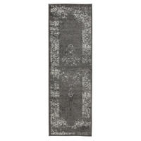 VINTAGE-LÄUFER Sia 80/240 cm - Grau, Kunststoff (80/240cm) - benuta
