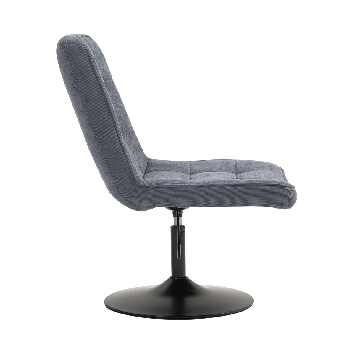 LOUNGESESSEL HENRY Grau - Grau, Textil (62.5/102/76cm) - SVITA