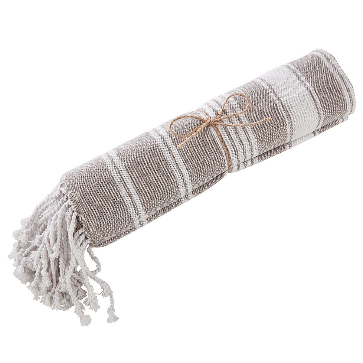 HAMAMTUCH (5er Set) Surfside - Grau, Textil (90/170cm) - Butlers