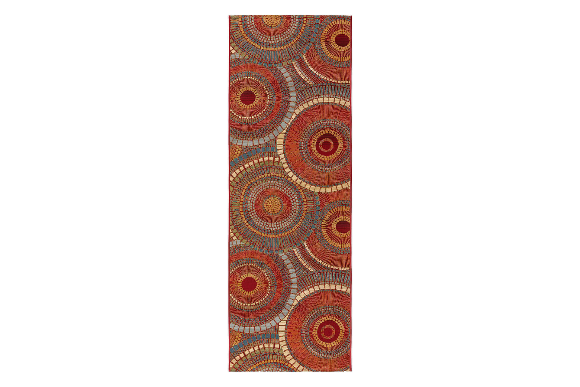 TEPPICH In- & O - Orange, Kunststoff/Textil (80/1cm) - KUNSTLOFT