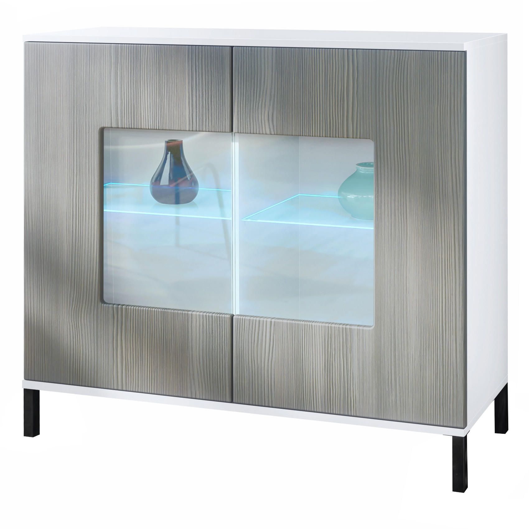 KOMMODE Grömitz Avola-Anthrazit - Anthrazit, Holzwerkstoff (92.5/83.5/35cm) - Vladon