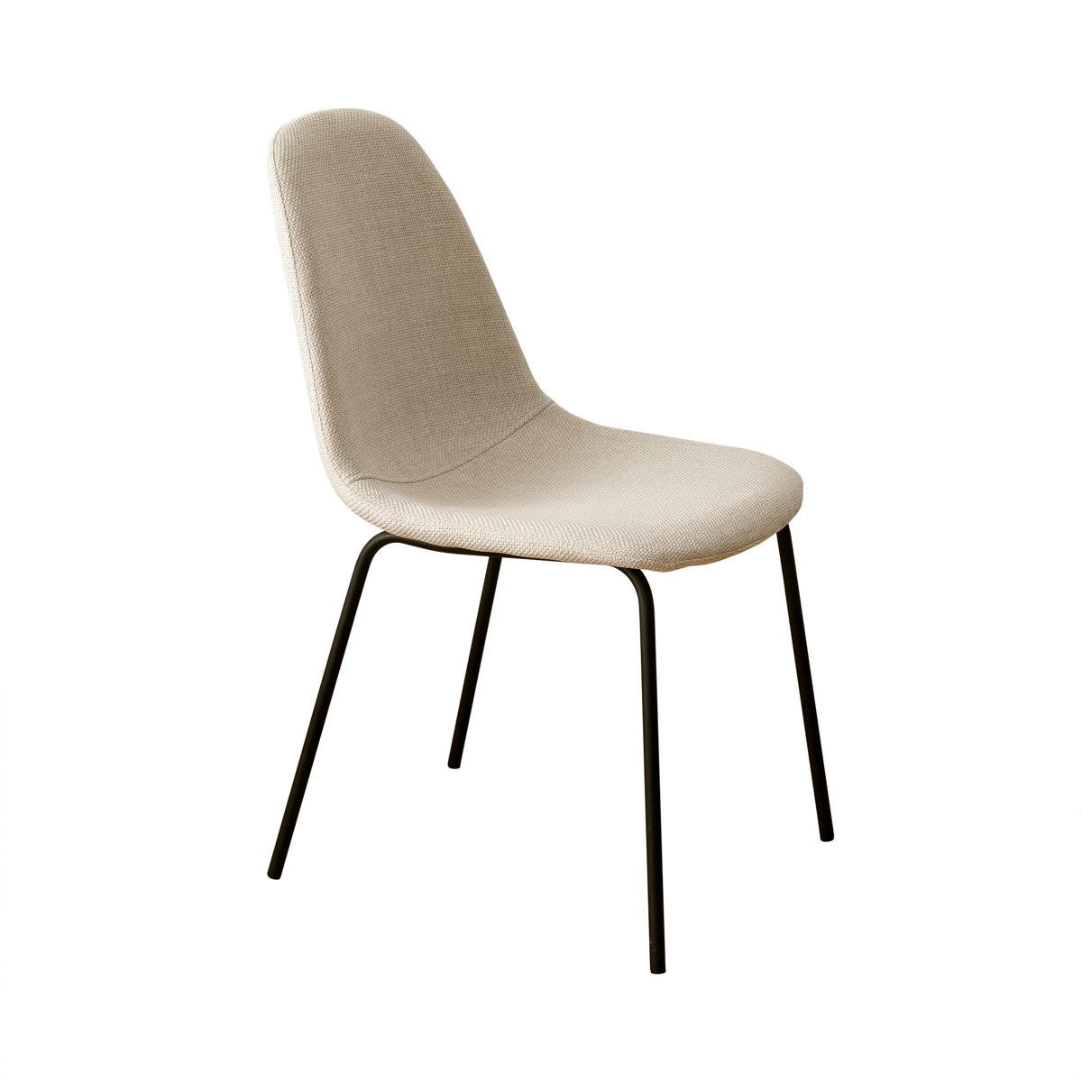 STUHL Trive Beige 46 cm x 84 cm - Beige, Textil (46/84/55cm) - Kenay Home