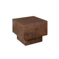 COUCHTISCH Petunia Mangoholz 55 cm / 55 cm Braun - Braun, Holz (56/56/46cm)