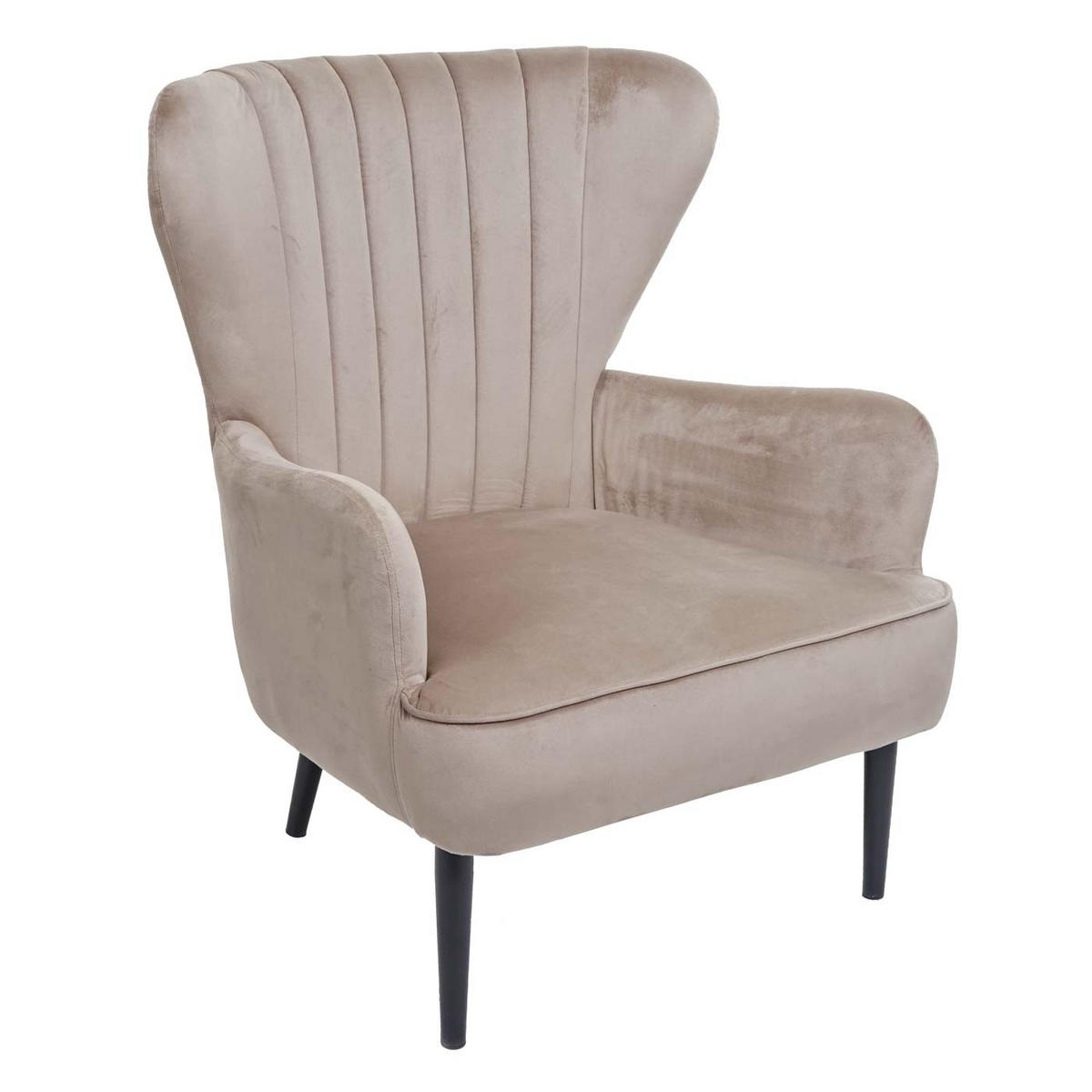 LOUNGE-SESSEL taupe - Taupe, Textil (75/87/75cm) - MCW