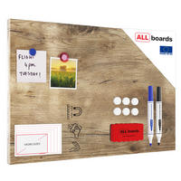 METALBOARD BAUMKERN 60x40cm + Zubehör-Set - Braun, Metall (60/40/1.8cm) - ALLboards