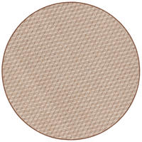 SCHLINGEN TEPPICH MODERN DIAMOND RUND - Cognac, Textil (160/160cm) - Snapstyle