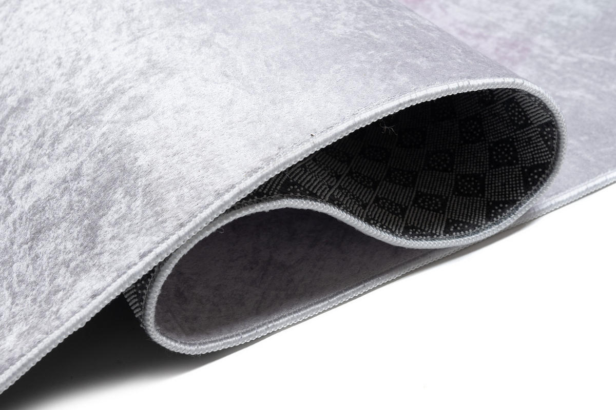 TEPPICH EMMA Grau 120/170 cm - Grau, Kunststoff (120/170cm) - Tapiso