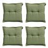 SITZKISSEN Basic 50/50 cm 4er-Set - Grün, Textil (50/5/50cm) - Madison