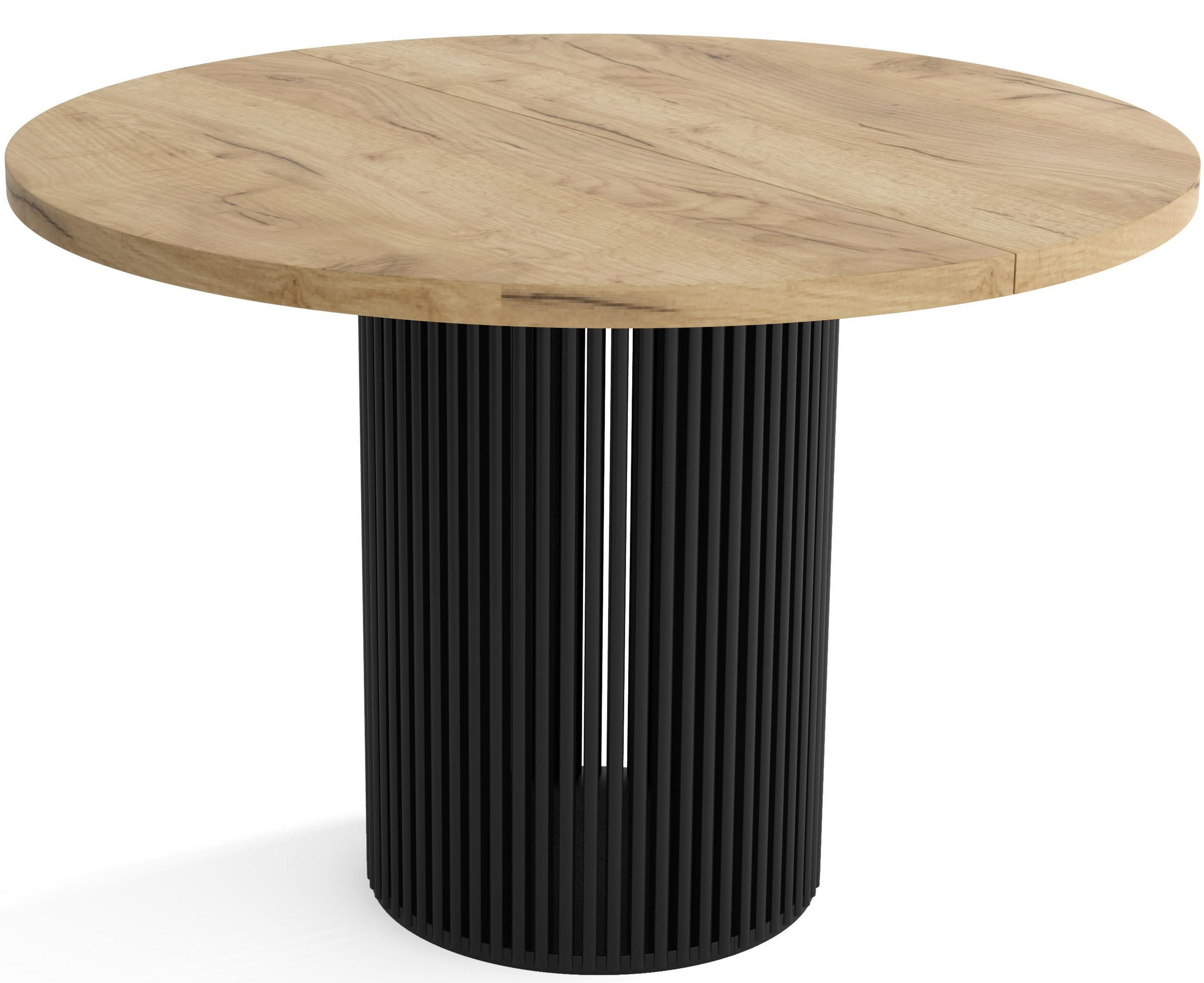 Sepro Meble Tisch Schwarz, Eiche 48x77x100 cm