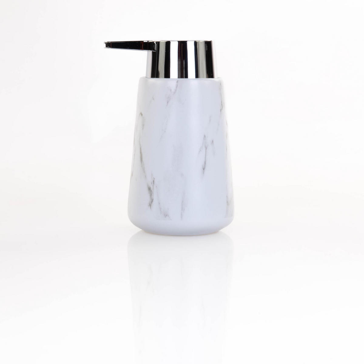 SEIFENSPENDER Adrada 8,5/10,5/15 cm - Grau, Keramik (10.5/15/8.5cm) - Wenko