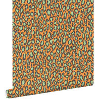 TAPETE Leopardenmuster 50 x 900 cm - Orange, Papier (50/0.1cm) - ESTAhome