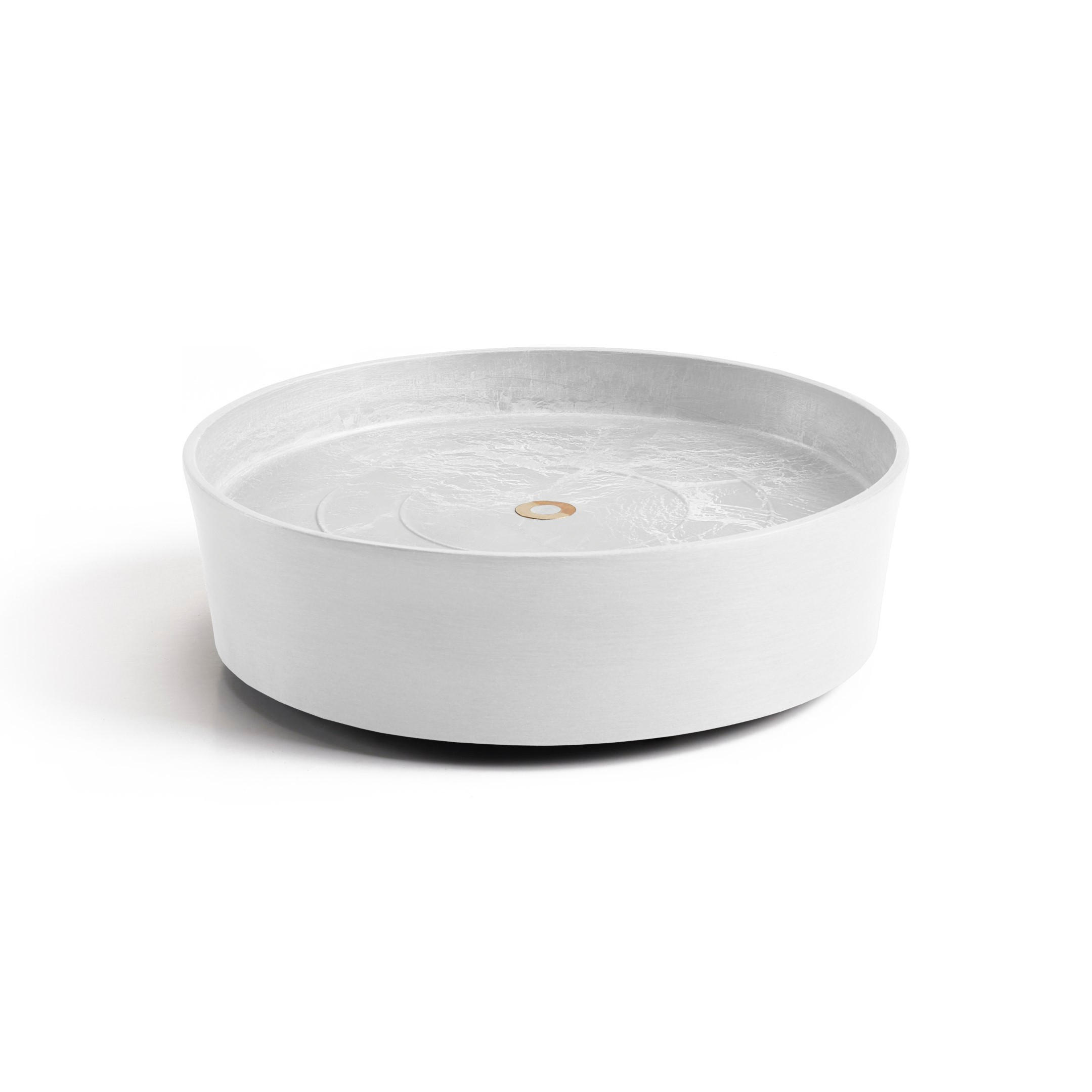 Ecopots Blumentopfuntersetzer Weiß 8.3 cm