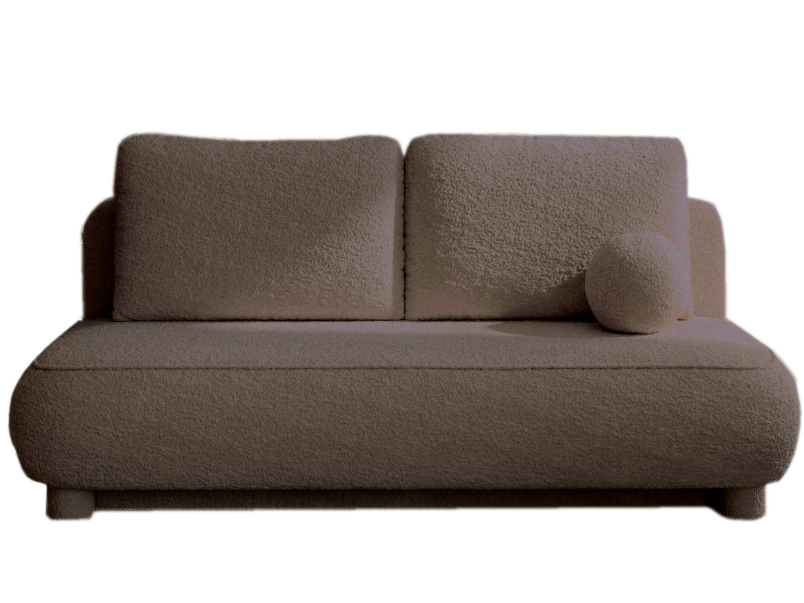 SOFA Braun BELLY - Braun, Holzwerkstoff (209/96/96cm) - Compleo24