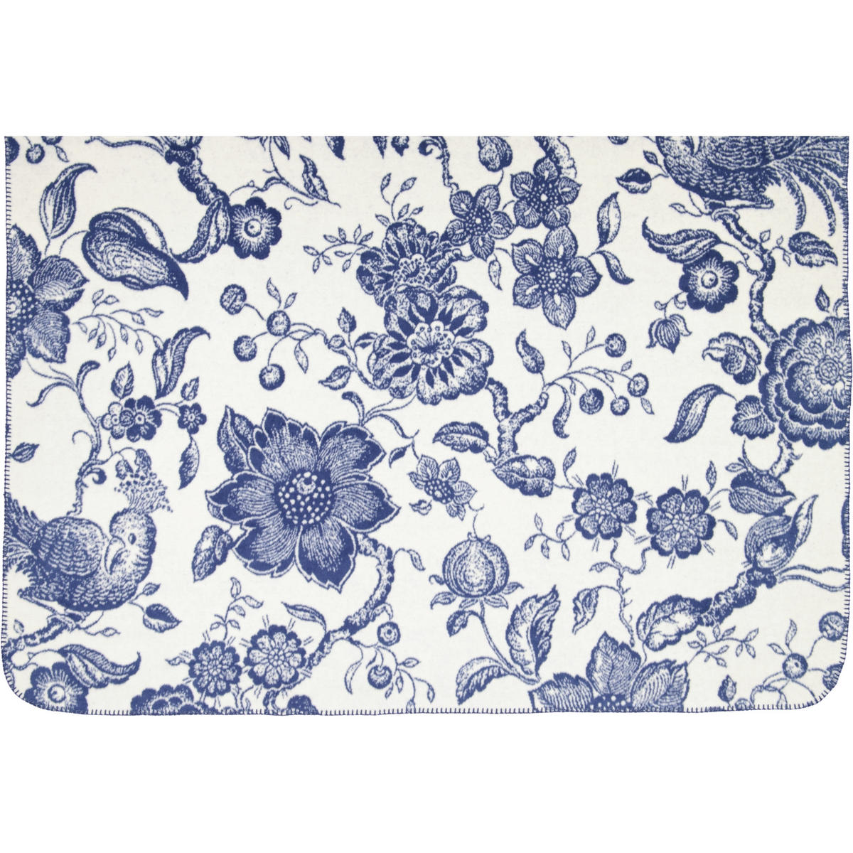 WOHNDECKEN PARADISO NAVY PEONY - Blau, Textil (150/200cm) - Zöllner