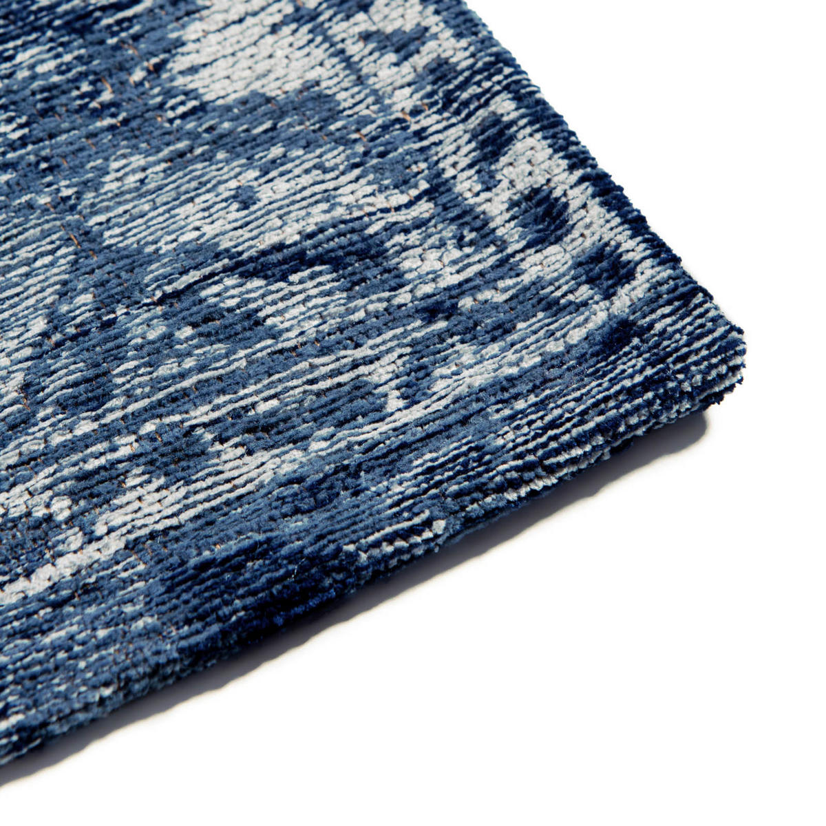 TEPPICH Heris Deep Blue 140/200 cm - Blau, Textil (140/200cm) - Lola&Moi