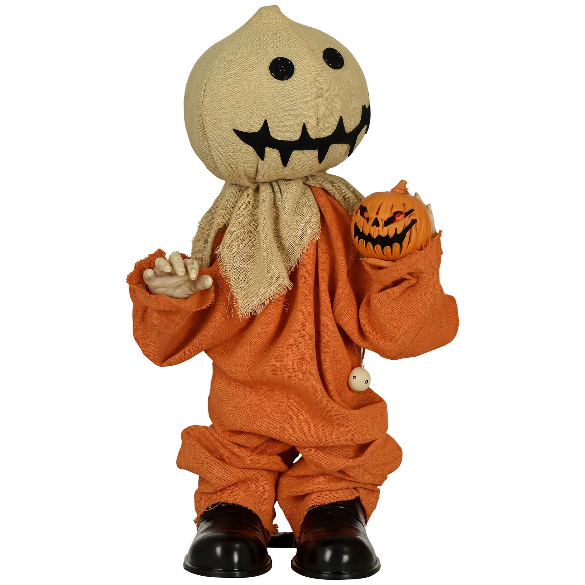 HALLOWEENDEKO DE-42093 beweglich mit Geräuschen - Orange, Metall (60/77/26cm) - ComfortXL