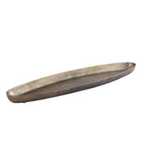 SCHALE Yaren Gold 106/33/7cm - Goldfarben, Metall (7cm) - PTMD Collection