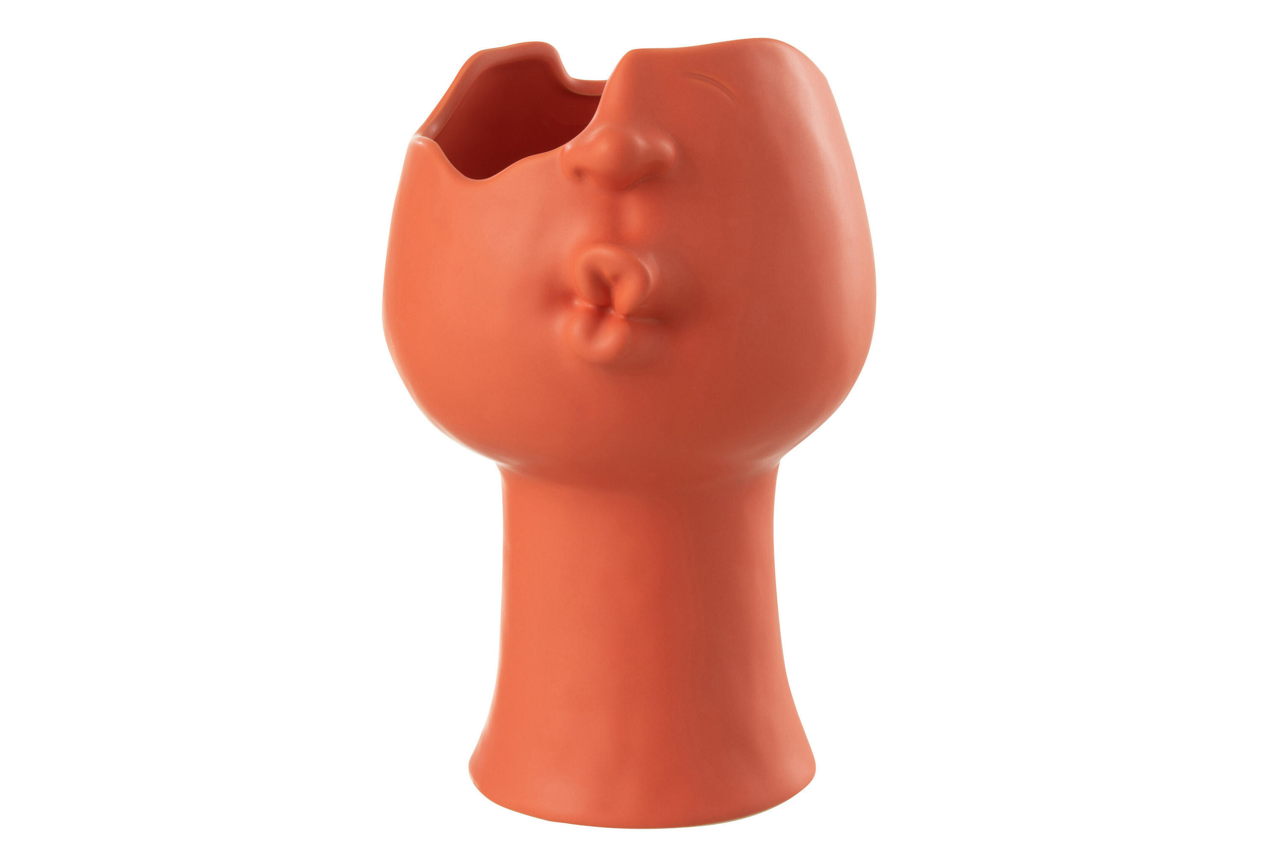 BLUMENTOPF ENYA - Porzellan - Gelb - Ø 17 cm - Gelb, Keramik (17/30cm) - J-Line