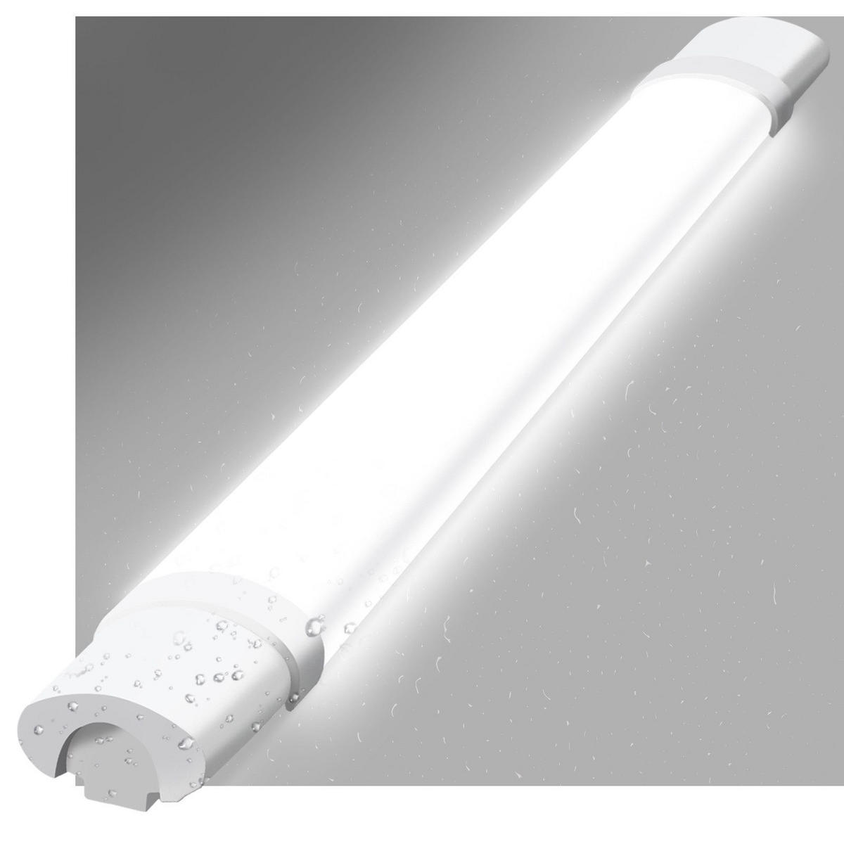 LED-DECKENLEUCHTE Macbeth 5.8/90/3.5cm - Weiß, Kunststoff (90/5.8/3.5cm) - Nettlife