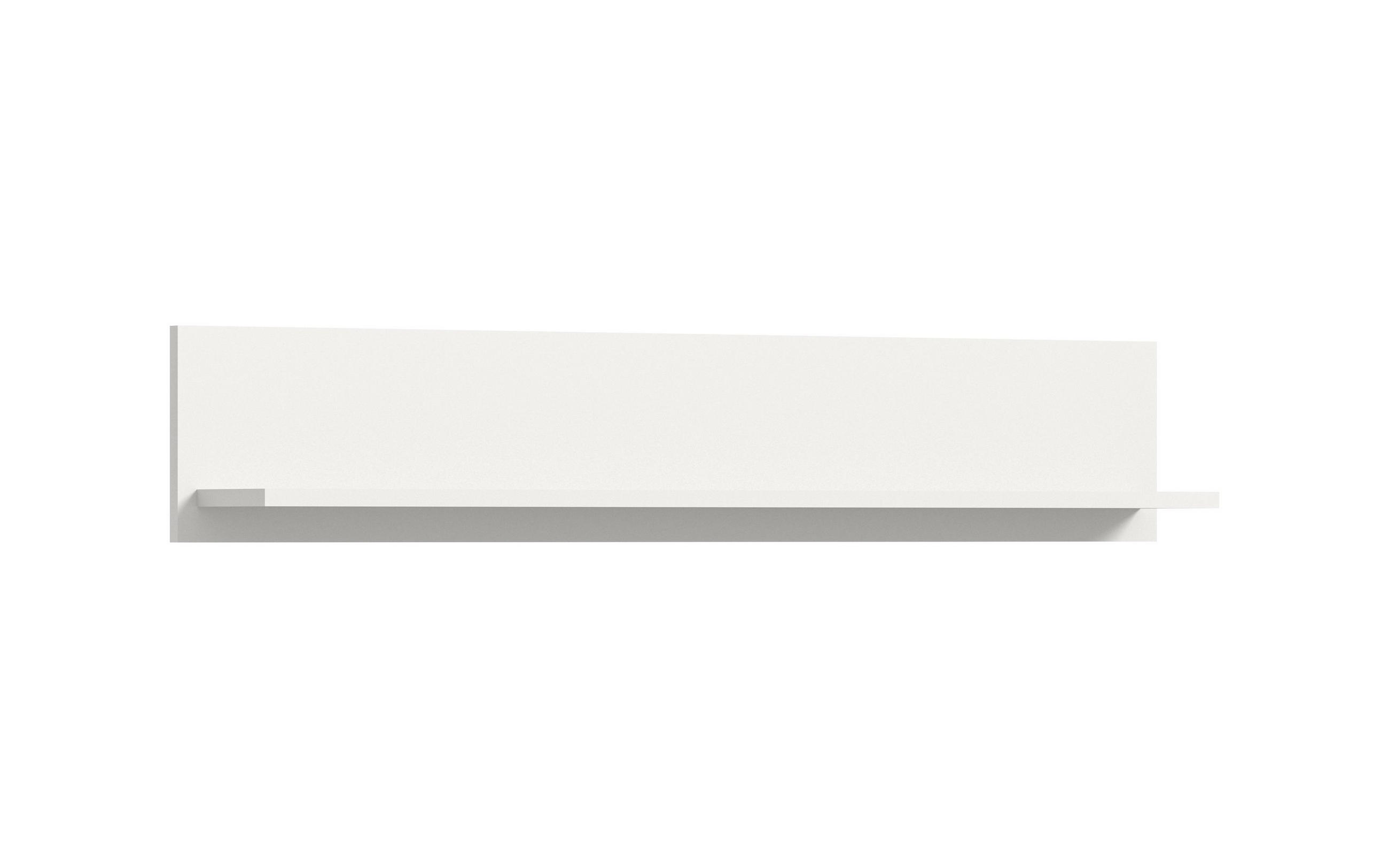 WANDBOARD Alba (B/H/T: ca. 110/20/15 cm) in Weiß/weiß - Weiß, Holzwerkstoff (110/20/15cm)