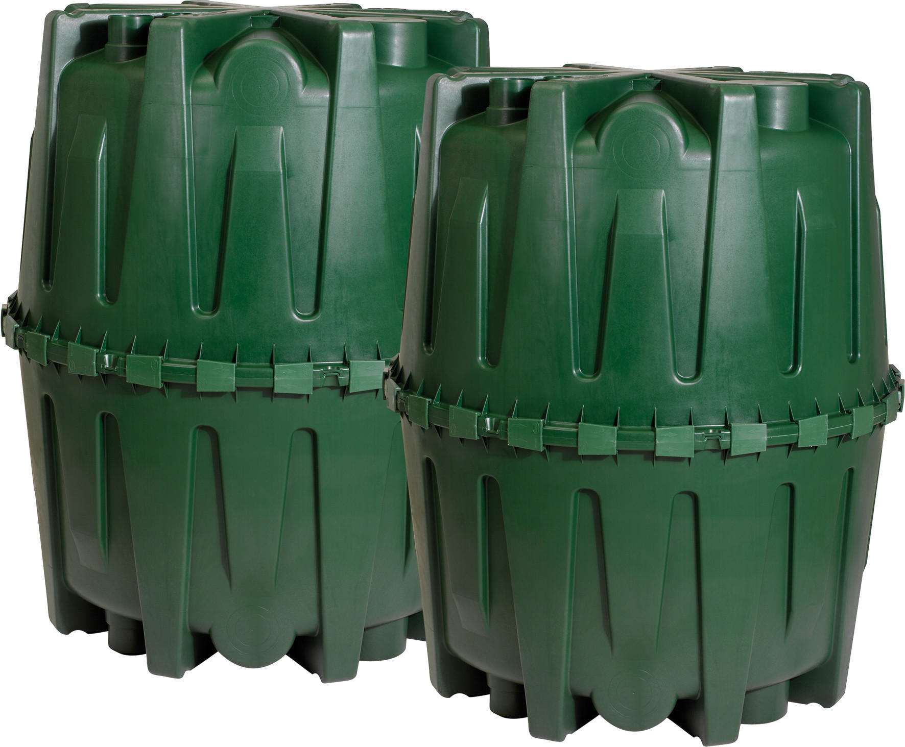 TANKSYSTEM 3200 L Komplettpaket Garten - Grün, Kunststoff (270/160/135cm) - 4rain