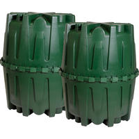 TANKSYSTEM 3200 L Komplettpaket Garten - Grün, Kunststoff (270/160/135cm) - 4rain