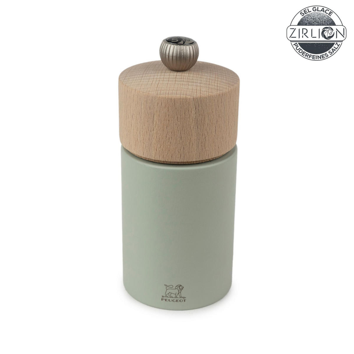 SALZMÜHLE Boreal 12cm Buchenholz Salbeigrün Zirkonia-Mahlwerk - Grün, Holz (52/12/52cm) - PEUGEOT