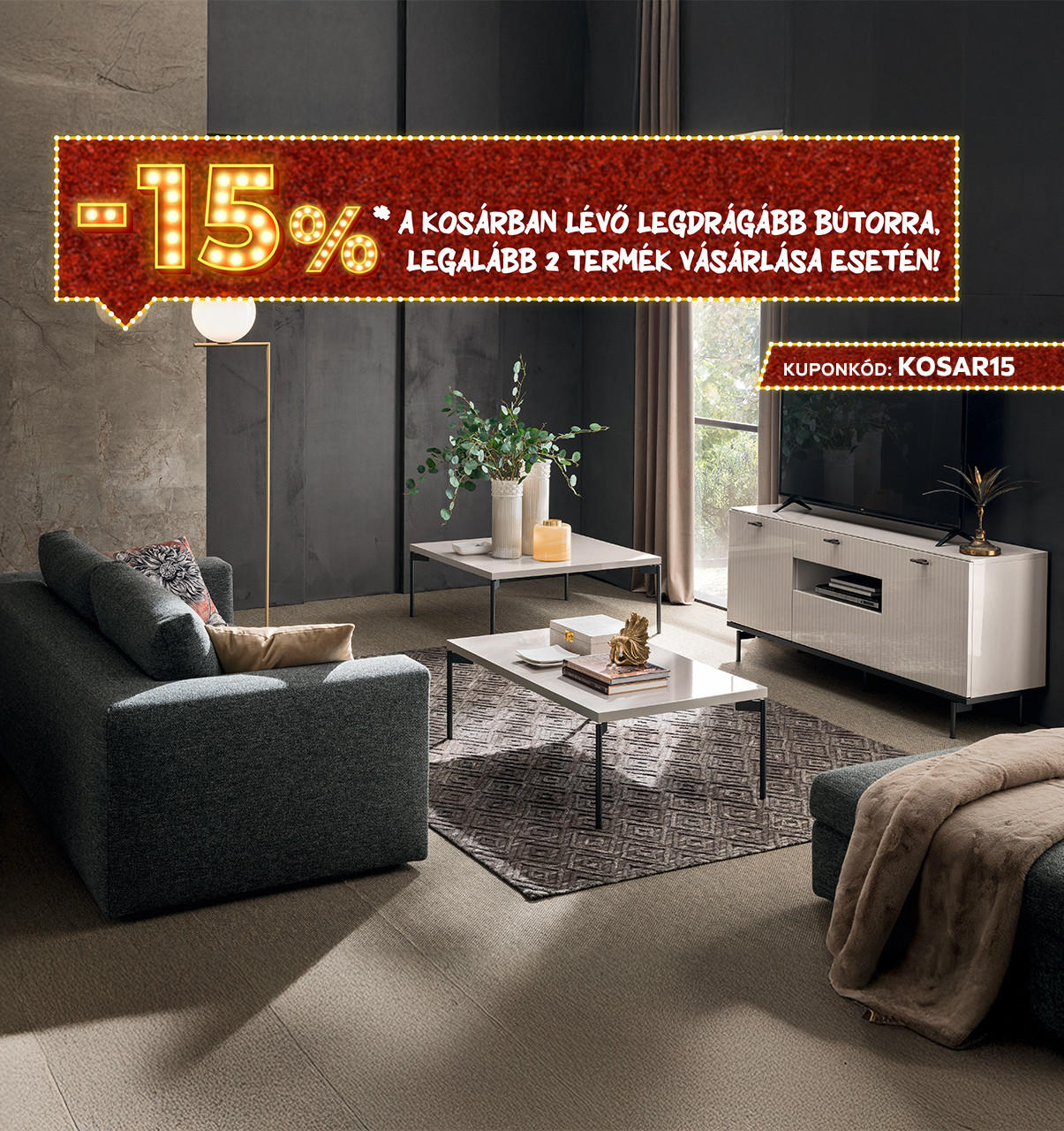 2025.09.29.- 10.05. között 2 termék vásárlása esetén 15% kedvezményt adunk a kosarában lévő legdrágább tételre csak online a KOSAR15 kuponkóddal! További információkért kattintson a „Kivételek és részletek” gombra.