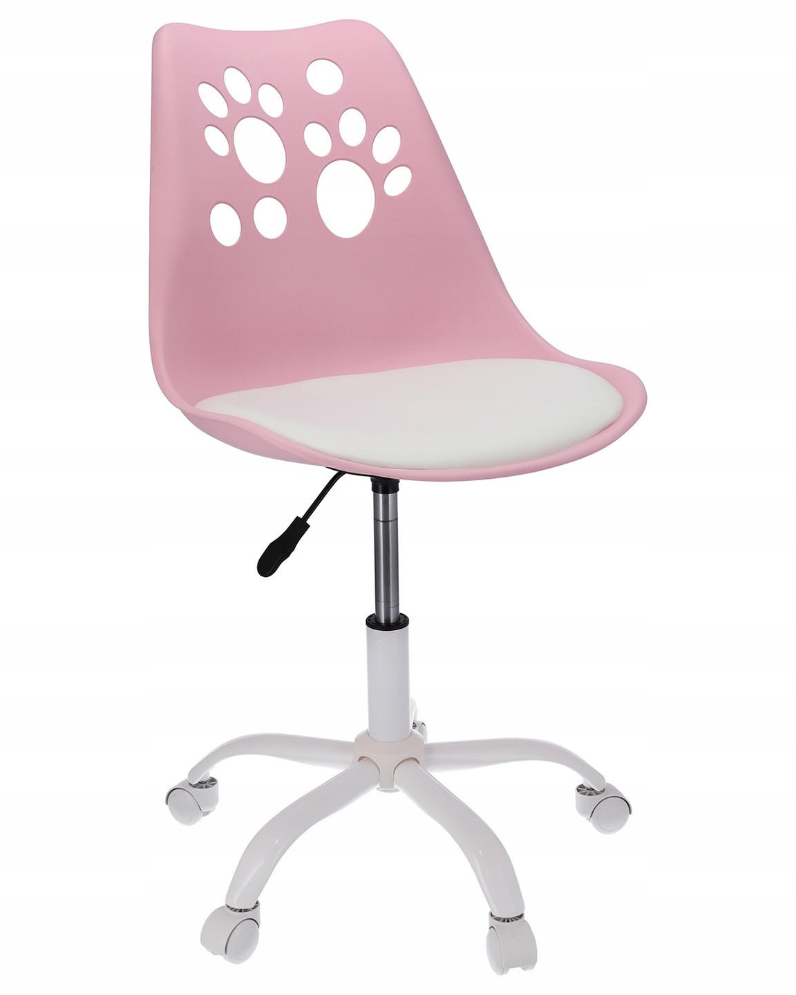 STUHL Joy - rosa/weiß - Pink/Weiß, Kunststoff/Metall (52/95/58cm) - JuMi