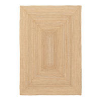 TEPPICH Design handgefertigt Jute beige - Beige, Naturmaterialien (120/170cm) - AFK Living