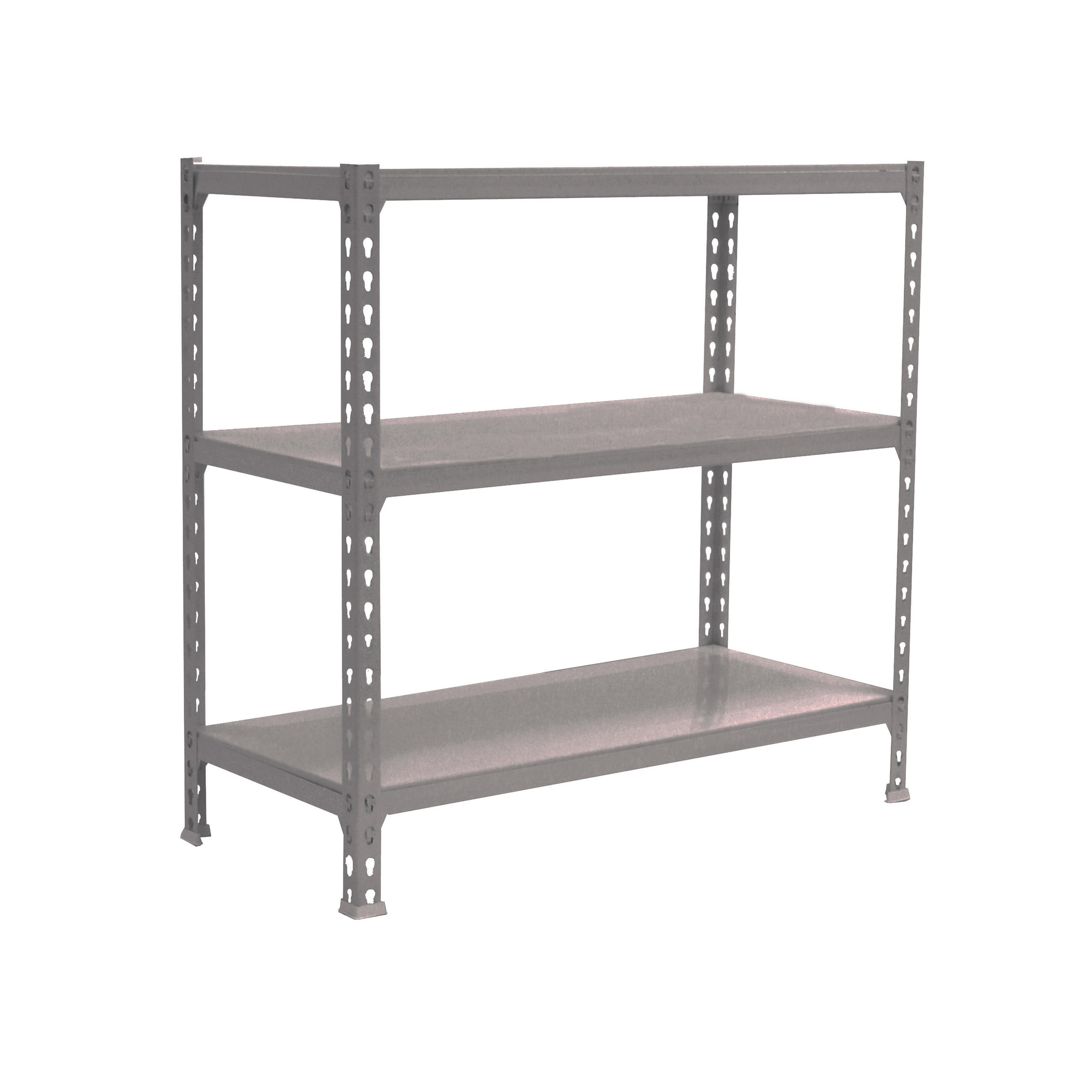 SCHWERLASTREGAL Baby Metal Shark HxBxT 90 x 120 x 40 cm Fachlast 200 kg Grau - Grau, Metall (120/90/40cm) - PROREGAL