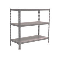 SCHWERLASTREGAL Baby Metal Shark HxBxT 90 x 110 x 40 cm Fachlast 200 kg Grau - Grau, Metall (110/90/40cm) - PROREGAL