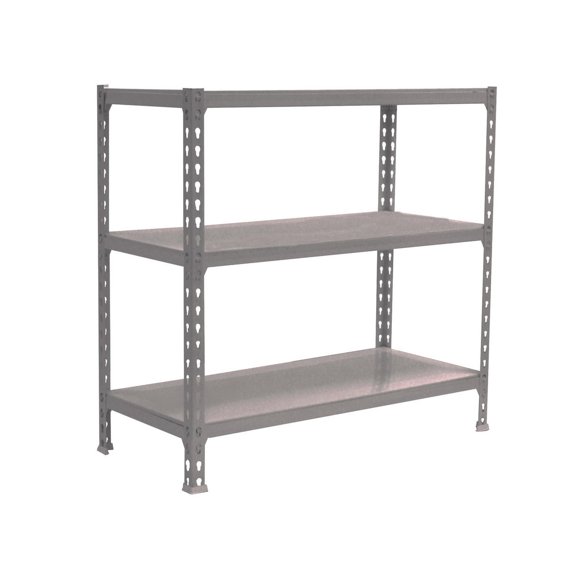 SCHWERLASTREGAL Baby Metal Shark HxBxT 90 x 110 x 40 cm Fachlast 200 kg Grau - Grau, Metall (110/90/40cm) - PROREGAL
