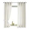 VORHANG 2ER SET BERLIN HxB 145x140cm Creme - Creme, Textil (140/145/145cm) - Gardinenbox