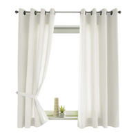 VORHANG 2ER SET BERLIN HxB 145x140cm Creme - Creme, Textil (140/145/145cm) - Gardinenbox